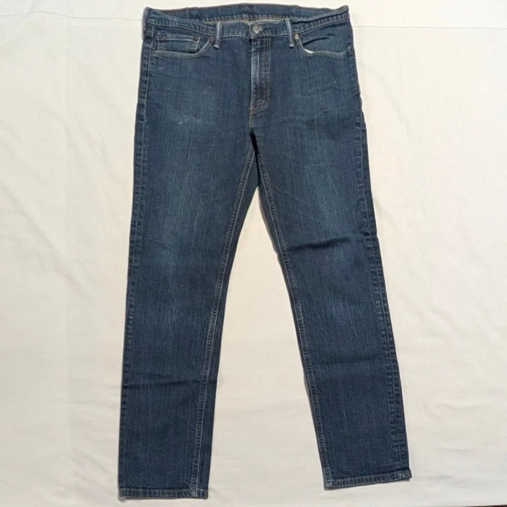 Levi's 511 Slim Fit Mens Jeans Dark Wash Denim Blue W38 L36